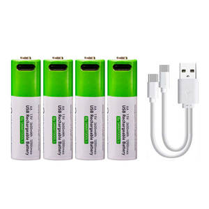 Yeşil enerji AAA şarj edilebilir pil 750mWh 1.5V lityum düşük kendi kendine deşarj şarj edilebilir pil 2 adet bir kart - Product Image 6