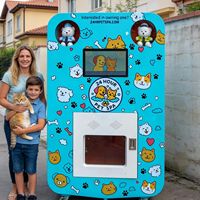 Station de lavage de chiens sans personnel populaire en la communauté, machine distributrice automatique de nettoyage, désinfection et séchage pour toilettage des animaux