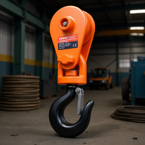 Bloque de tracción Vevor de 2 toneladas con polea giratoria de 3 pulgadas para cable de acero y polea de remolque - Product Image 2