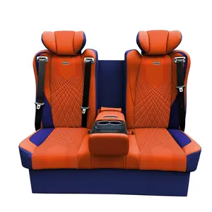 ANSHI Electric Auto Back Row Seat Luxurious Adjustable Leather Power Rear Row Car Seats With Multi-purpose Luxury Armrest