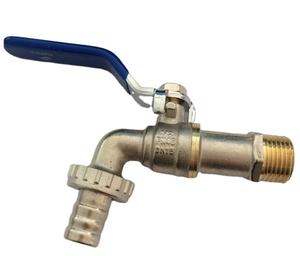 S2301A 1/2 "* 3/4" 니켈 도금 물 황동 탭 빅콕 - Product Image 1