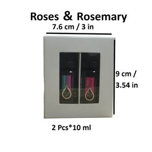 Juego de aceites esenciales de aromaterapia naturales puros, 2 uds., limón, naranja, árbol de té y menta fresca perfumada, difusores de eucalipto y lavanda - Product Image 2