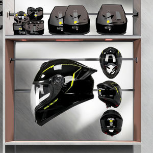 <span class=keywords><strong>Casco</strong></span> <span class=keywords><strong>de</strong></span> doble visera certificado por DOT <span class=keywords><strong>de</strong></span> liberación rápida <span class=keywords><strong>de</strong></span> seguridad universal <span class=keywords><strong>de</strong></span> cara completa ABS cascos <span class=keywords><strong>de</strong></span> choque para motociclistas masculinos y femeninos - Product Image 6