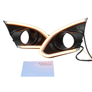 Faro <span class=keywords><strong>Antiniebla</strong></span> LED COB Flexible Al Por Mayor para Chevrolet <span class=keywords><strong>SPARK</strong></span> 2013-2016 con Luz Amarilla Móvil para Parachoques Delantero de Coche - Product Image 2