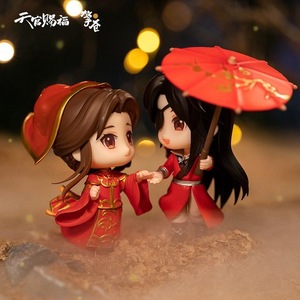 HY <span class=keywords><strong>Heaven</strong></span> <span class=keywords><strong>Officials</strong></span> <span class=keywords><strong>Blessing</strong></span> Hua Cheng Xie Lian Q Version Figurines Anime Authentiques Faite à la Main, Ornements Bidimensionnels - Product Image 3