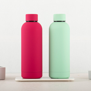 Double Walled Vacuum Insulated Stainless Steel Sports Water <b>Bottle</b> 500ml <b>750ml</b> Soft Touch Rubber Paint BPA Free Thermal Flask fo - Product Image 6