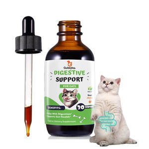 Gouttes probiotiques liquides pour chat 60ml Complément alimentaire <span class=keywords><strong>Vermifuge</strong></span> pour chat Soutien de la santé intestinale des <span class=keywords><strong>animaux</strong></span> de compagnie Booster de santé immunitaire - Product Image 3