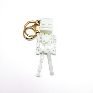 อุปกรณ์เสริม<span class=keywords><strong>รูป</strong></span>กะโหลกศีรษะฮาโลวีนสำหรับ3D Minecraft พวงกุญแจพีวีซีพิมพ์ลายอุปกรณ์เสริมที่สามารถเคลื่อน<span class=keywords><strong>ย</strong></span>้า<span class=keywords><strong>ย</strong></span>ได้ - Product Image 1