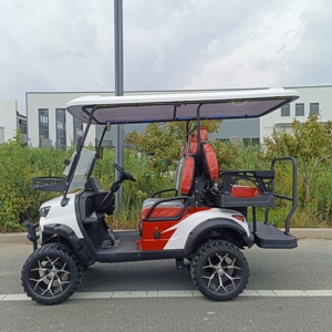 Voiturette de golf en gros 5-6 places avec batterie au plomb 48V, vitesse 30-50km/h, châssis en acier, autonomie 50-70km, électrique 6 places pour la route - Product Image 2
