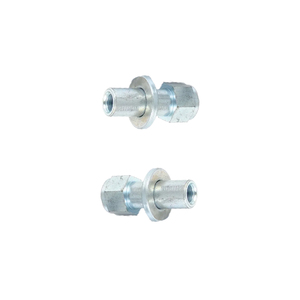Écrous de roue chromés personnalisés avec rondelle pour roues de camions et d'<span class=keywords><strong>autobus</strong></span> lourds, tête hexagonale polie pour applications minières - Product Image 1