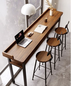 <span class=keywords><strong>Bon</strong></span> choix prix de gros meilleure qualité 2025 Restaurant en plein air hôtel patio salle à manger chaise en bois chaise haute <span class=keywords><strong>tabouret</strong></span> de <span class=keywords><strong>bar</strong></span> - Product Image 3