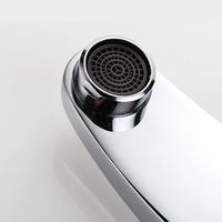 Robinet de lavabo intelligent automatique en laiton chromé, dernière conception