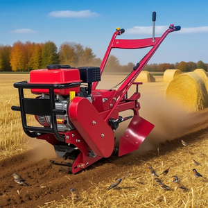 Soil Loosening Tiller <b>Machine</b> Agricultural Equipment Gasoline Model Rotary Land Cultivator <b>Walking</b> Tractor Power Tiller - Product Image 1