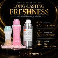 Perles de parfum pour lessive REF, microcapsules de parfum à libération lente, à frotter pour une diffusion intense du parfum, pour utilisation en machine à laver, échantillon gratuit