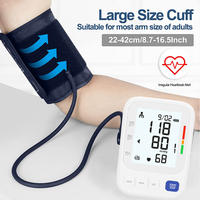 Harga pabrik grosir Monitor BP pengukur tekanan darah elektronik lengan atas Sphygmomanometer untuk penggunaan rumah