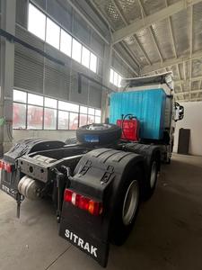 Camión de Transporte Pesado Sinotruck Sitrak C7h de Segunda Mano, Camión Tractor HOWO Usado 6X4 4X2 CNG en Venta - Product Image 4