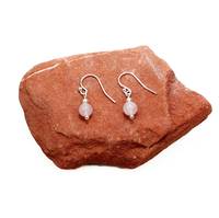 Collier de Protection de Grossesse Saine en Argent Sterling 925 Pierre de Lune Aquamarine Quartz Rose FIV