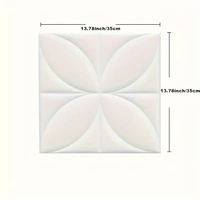 Autocollant mural 3D en mousse auto-adhésif imperméable pour plafond, facile à coller, facile à nettoyer, pour salon, salle de bain, couloir