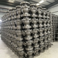 Vanne à boisseau sphérique OEM en acier moulé/forgé PN16 à raccordement à brides de 2 à 6 pouces pour gaz, garantie 3 ans