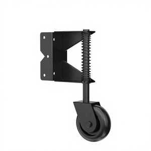 Modern <b>Spring</b>-loaded <b>Door</b> Casters Screw Heavy-Duty Wheels Carbon Steel Lifetime Warranty for Wooden <b>Doors</b> PVC Fences <b>Door</b> - Product Image 4