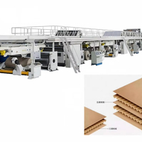 Ligne de production entièrement automatique de boîtes en carton ondulé 3/5/7 plis