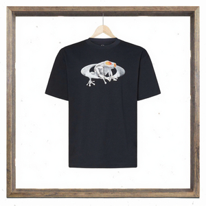 Camiseta Extra Grande para Hombre, Manga Corta, Estampado Gráfico, Algodón, Fibra de Bambú, Estilo Casual Urbano - Product Image 3