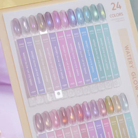 Nouveau Kit de Gels Ongles Effet Œil de Chat Ondulé Haute Transparence 24 Couleurs Ladai 15ml – Fournisseur Professionnel de Produits d'Art Ongulaire, Usine Personnalisée