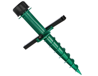 Nouveau Jardin Camping En Plein Air En Plastique Dur Parapluie Piquet Plage Ancre Sable Spike