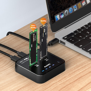 2 отсека инструмент Бесплатная мини USB 3,2 Gen2x2 NVMe / 12 + 16 PIN AHCI M.2 SSD док-станция Дубликатор duplo и 20 Гбит/с Твердотельный накопитель док-станция - Product Image 3