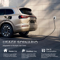 Nouvelle station de charge portable EV 16A 3,5 kW AC 220V avec interface GB/T Type 2 pour BYD, prix direct usine