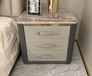 Hiện đại sang trọng phòng ngủ đầu giường bán buôn gỗ bên cạnh tủ cho căn hộ khách sạn đồ nội thất nhà cho phòng khách - Product Image 1