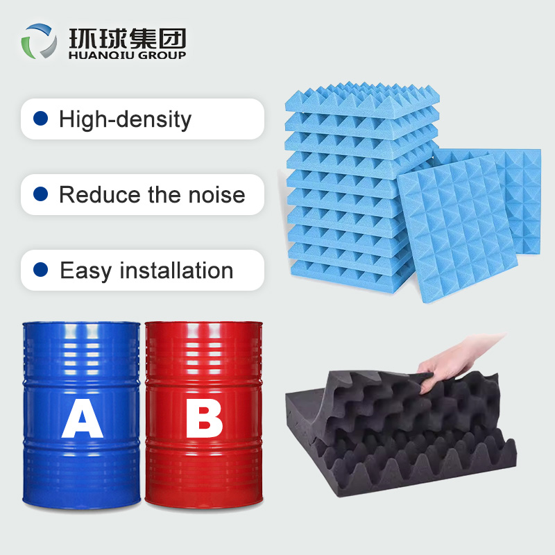 Polyurethane Foam PU Foam Custom Service, High Density Noise Reduction Foam, Easy Installation Acoustic Insulation Panels
