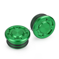 Accesorios de motocicleta para Kawasaki KLR650 marco agujero cubierta protector marco lateral agujero tornillo decorativo KLR 650 1987-2024 2023 2022
