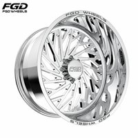 Jantes forgées FGD 22x12 24x12 24x14 26x16 26x14 8x170 8x180 8x6.5 6x5.5 6x135 pour Ford F150/250/350 Chevy1500/2500/3500 Ram