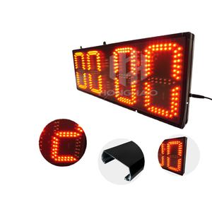 Minuterie électronique Led Compte à rebours dans le mur numérique Hangzhou Honghao 8 pouces <span class=keywords><strong>Sport</strong></span> Carton noir Mini industriel Logo personnalisé Temps - Product Image 2