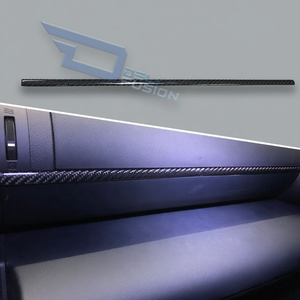 Pour Subaru BRZ ZD8 2022 et Toyota GR86 ZN8, garniture de tableau de bord côté passager en fibre de carbone sèche de style OE, LHD - Product Image 1