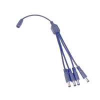 Câble d'extension LED personnalisé OEM 1 à 2, 3, 4, 5 voies pour bande LED 12V en PVC et cuivre, connecteur de ruban LED, longueur personnalisable
