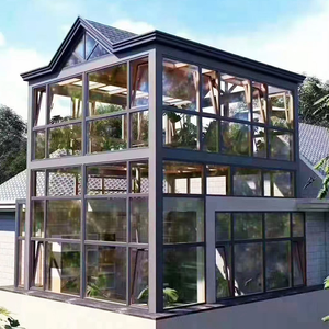 <span class=keywords><strong>Solarium</strong></span> moderno de fábrica profesional, sala de jardín de invierno con <span class=keywords><strong>terraza</strong></span> de aluminio independiente, casa de cristal de 4 estaciones - Product Image 5