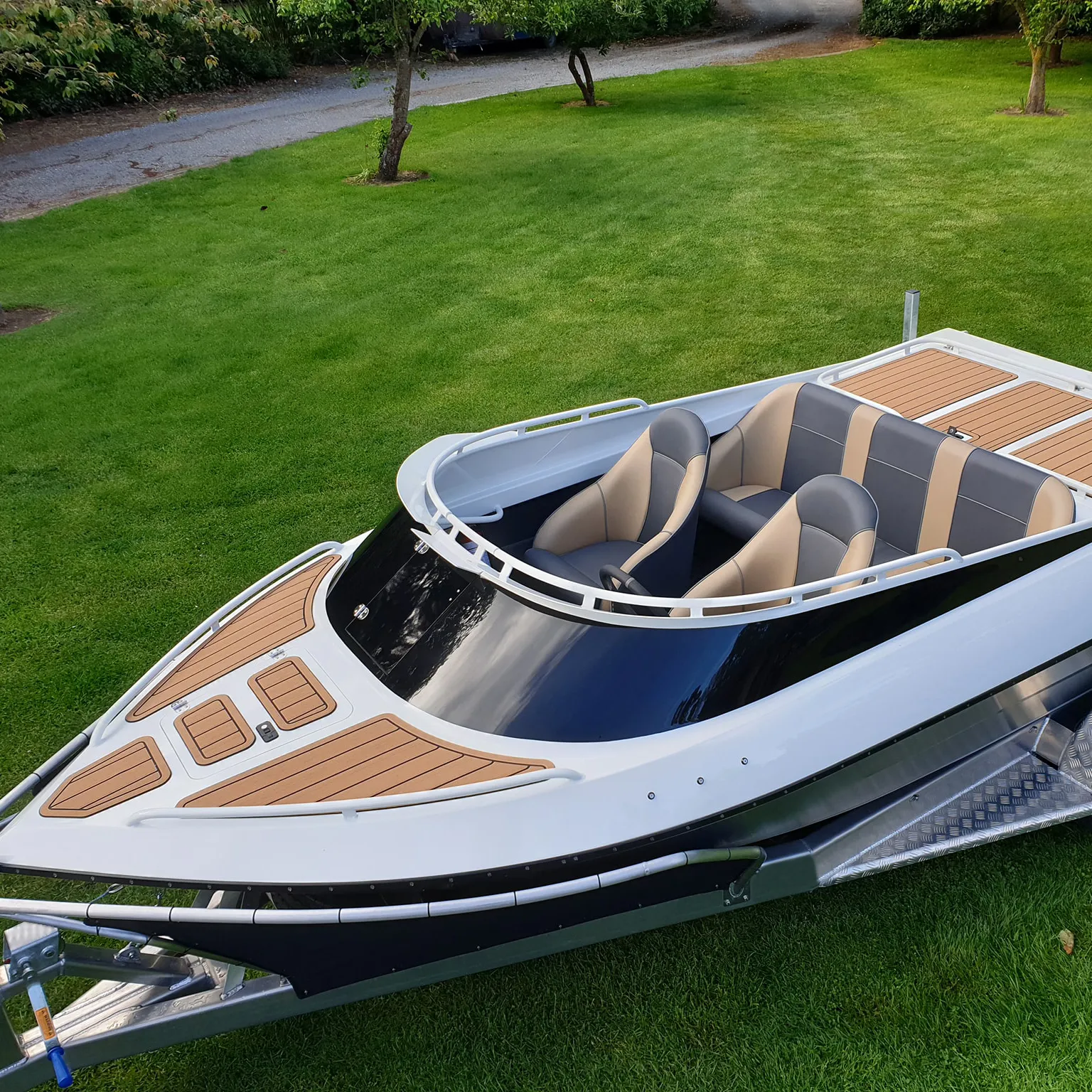 KINOCEAN 2022 Hot 15ft in alluminio Jet Racing Boat entrobordo in vendita