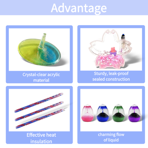 Custom Logo Oil e WaterVolcanic <span class=keywords><strong>Egg</strong></span> Liquid Sandglass Atacado Private Label Liquid Motion Volcano <span class=keywords><strong>Egg</strong></span> Ornamento para Mesa - Product Image 6