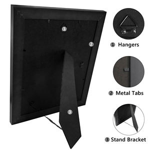 Cadre de diplôme écologique A4 8.5x11 11x14 noir bourgogne blanc cadre de certificat d'obtention du diplôme - Product Image 6