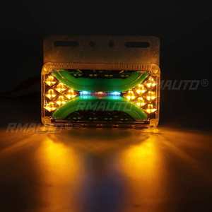 Feu de position latéral dynamique à LED pour voiture et camion, 24V, clignotant, feu arrière pour remorque, camion, bus, pick-up - Product Image 6