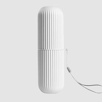Ensemble de voyage portable pour brosse à dents, grand gobelet à dentifrice, boîte de rangement pour brosse à dents pour usage quotidien en extérieur