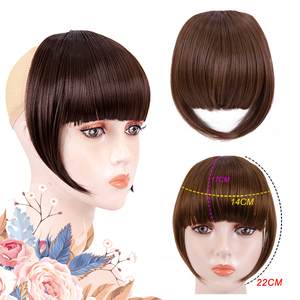 AliLeader Vente en Gros 36 Couleurs Nouveaux Styles Franges Synthétiques à Clipser Cheveux Lisses Soyeux Épais et Soignés - Product Image 6