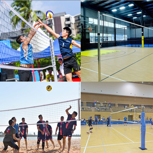 <span class=keywords><strong>Filet</strong></span> <span class=keywords><strong>de</strong></span> <span class=keywords><strong>volley</strong></span>-<span class=keywords><strong>ball</strong></span> professionnel à 4 côtés, pour l'<span class=keywords><strong>extérieur</strong></span>, avec câble en acier, robuste, <span class=keywords><strong>filet</strong></span> <span class=keywords><strong>de</strong></span> <span class=keywords><strong>volley</strong></span>-<span class=keywords><strong>ball</strong></span> <span class=keywords><strong>de</strong></span> plage pour la cour, BIENVENUE OEM - Product Image 2