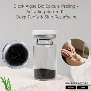 Set di Trattamento Esfoliante con Microaghi di Alghe Nere Bio per Estetica e Bellezza della Pelle del Corpo e SPA - Product Image 1