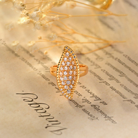 Anneaux de luxe personnalisés pour femmes de Dubaï, en or 18 carats, en forme de feuille, avec diamants, fabriqués par des fabricants de bijoux, Anneaux Anello CZ Anillos