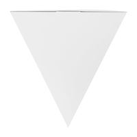 Caja de Pizza Triangular Impresa Personalizada con Logotipo, Embalaje Ecológico Desechable de Cartón para Llevar, Impresión Flexográfica