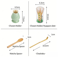 Accessoires pour matcha avec logo personnalisé, vente chaude, cuillère à thé, fouet à matcha traditionnel japonais, fouet à matcha en bambou