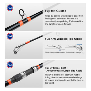 คันเบ็ดตกปลาชายฝั่ง Noeby SURF MASTER Tubular 14'0'' FUJI <span class=keywords><strong>3</strong></span> ท่อน สำหรับตีไกล 420 ซม. 14 ฟุต - Product Image 4